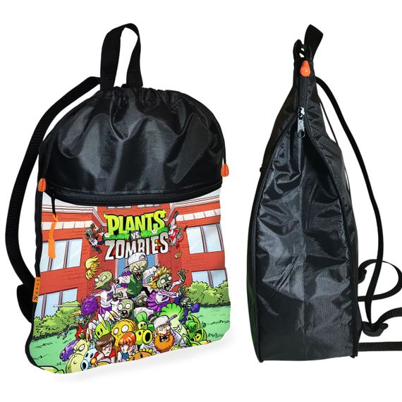 Шкільний рюкзак дитячий Рослини проти зомбі + Сумка для взуття спортивної форми рюкзак-мішок хлопчику (01811) | Зображення 1