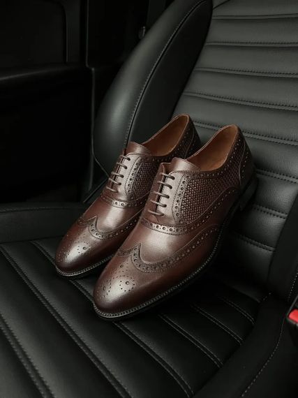 Шикарні коричневі оксфорди 44 розмір | Зображення 2