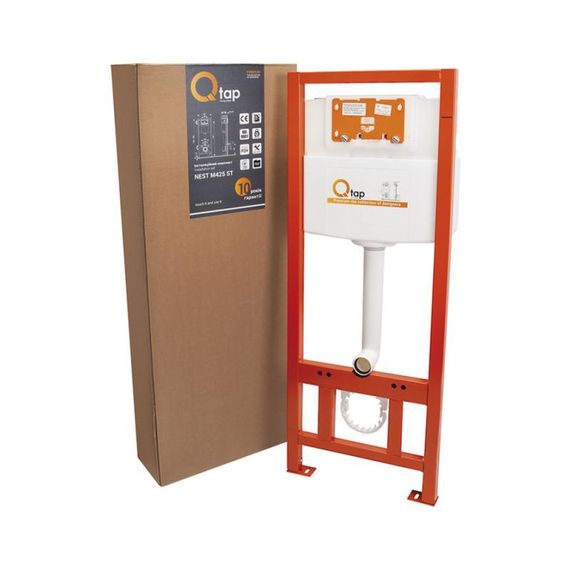 Набор инсталляция 4 в 1 Qtap Nest ST с линейной панелью смыва QT0133M425V1107GB | Зображення 8