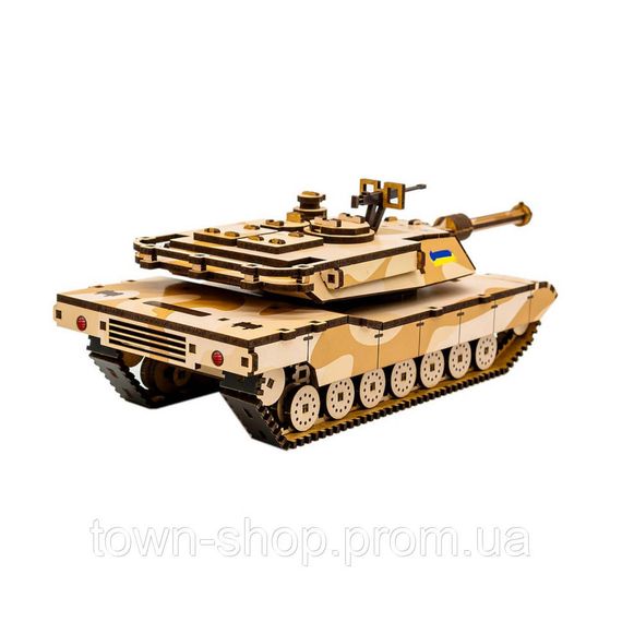 Деревянный 3D конструктор "Абрамс" Puz-26917, 187 деталей | Зображення 4