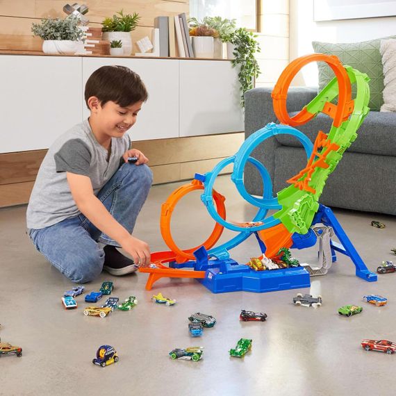 Трек Hot Wheels Action 4-Loop Crash Out: безумные виражи и петли | Зображення 3