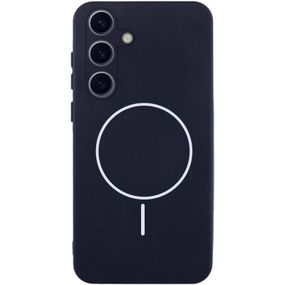 Чохол Silicone Cover Lakshmi Full Camera (AA) with MagFit для Samsung Galaxy S25+ Темно-синій / Midnight blue