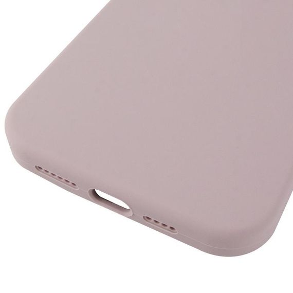 Чохол Silicone Case (AA) Logo with MagSafe для Apple iPhone 13 Pro Max (6.7") Білий / White Сірий / Lavender | Зображення 4