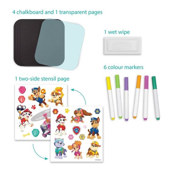 Детский набор для рисования "Paw Patrol" 200518, 6 цветных маркеров | Зображення 2