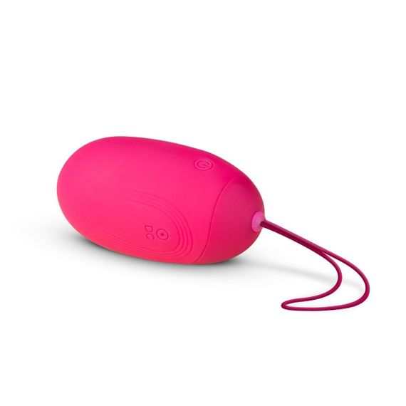 Віброяйце XL Easytoys, з дистанційним пультом, силіконове, рожеве, 8 х 3.8 см | Зображення 2