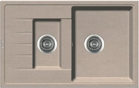 Кухонна мийка Fabiano Classic 78x50x15 Beige 8221.201.0475