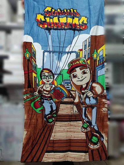 Полотенце пляжное Subway 75х150 Махра/Велюр