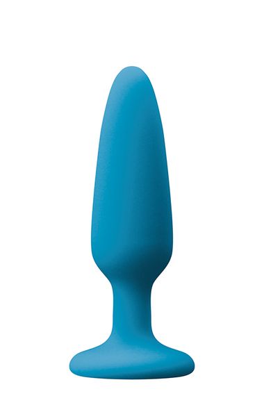 Анальний плаг силікон NS Novelties COLOURS PLEASURES SMALL PLUG BLUE.