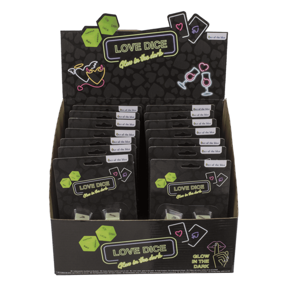 Неоновые кубики Love Dice Glow In The Dark, 2 шт. sexstyle | Зображення 7
