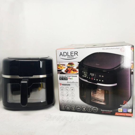 Аерофритюрниця Adler AD 6318 8л 2500Вт | Зображення 5