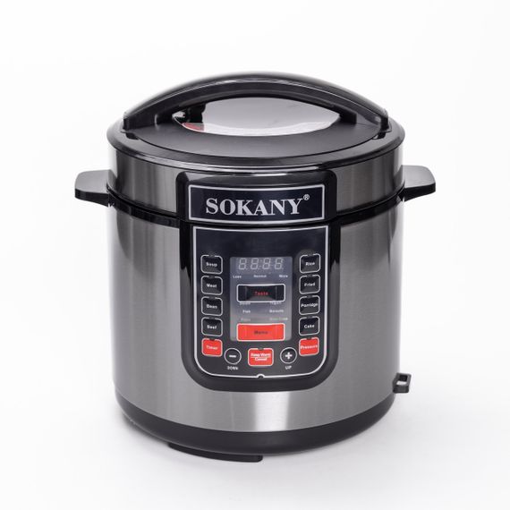 Мультиварка электрическая Sokany с чашей на 7 л и антипригарным покрытием SK-07053 | Зображення 1
