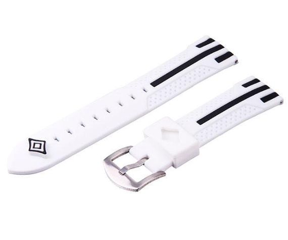 Силіконовий ремінець Primo Dart для годинника Xiaomi Huami Amazfit Sport SmartWatch - White-Black