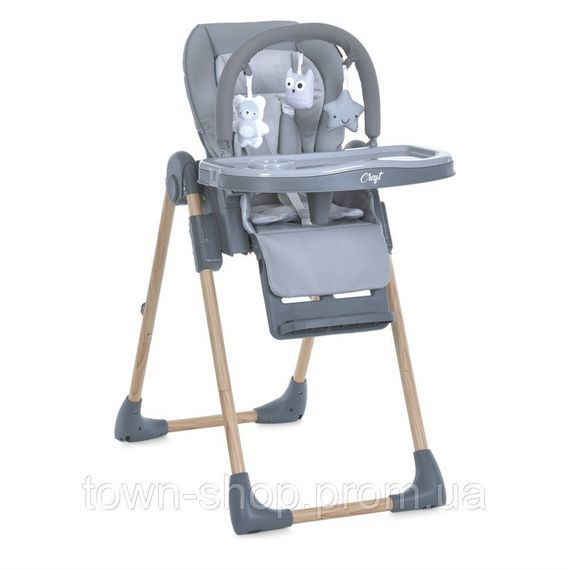 Стульчик для кормления CRAFT ME 1115-W Gray, до 15 кг