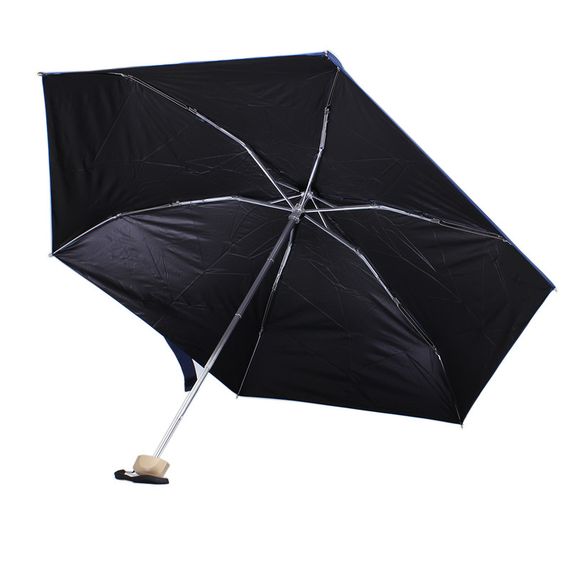 Мини-зонт женский QY7010 карманный компакиный Dark Blue | Зображення 1
