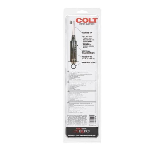 Анальний душ-шприц COLT CalExotics, чорний, 12 х 1.2 см Sex Aura | Зображення 5