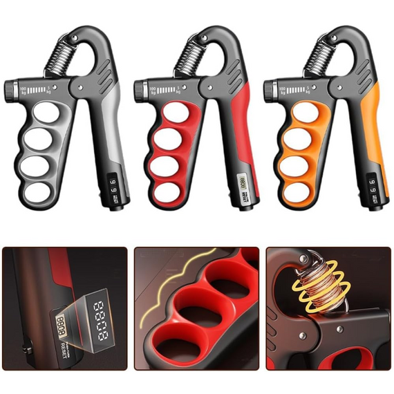 Еспандер кистьовий з регульованим навантаженням 5-100 кг, тренажер для рук | Зображення 6