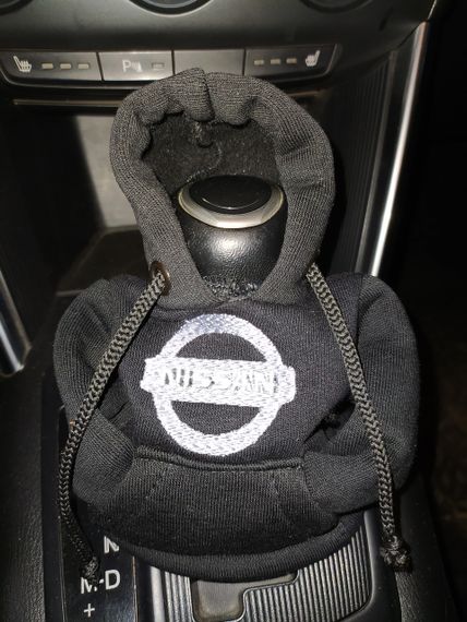 Чохол кофта Худі аксесуар на КПП  Car Hoodie ніссан nissan чорний подарунок автомобілісту 10070