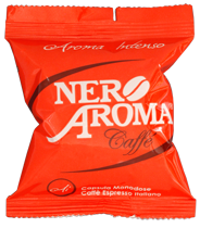 Кава в капсулах Nero Aroma Intenso 50шт Італія Неро Арома Еспресо Поінт капсульний | Зображення 1
