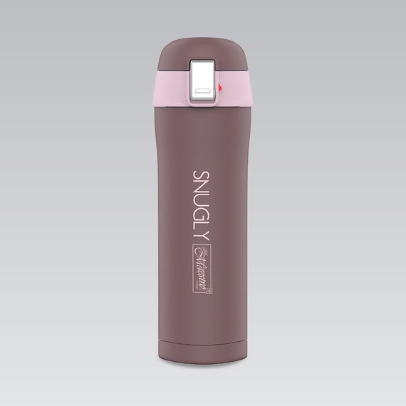 Термокружка Maestro Snugly MR-1643-40E 400 мл из нержавеющей стали герметичная | Зображення 1