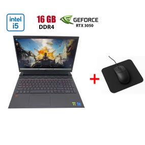 Игровой ноутбук Dell G15 5511 / 15.6" (1920x1080) IPS / Intel Core i5-11400H (6 (12) ядер по 2.7 - 4.5 GHz) / 16 GB DDR4 / 512 GB SSD / nVidia GeForce RTX 3050, 4 GB GDDR6, 128-bit / WebCam б/у + Подарок Мышка и коврик
