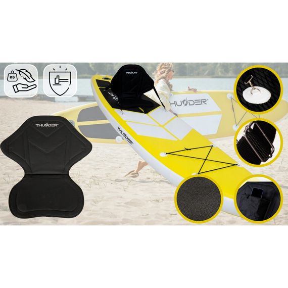 Надувна дошка SUP THUNDER Coast 320 см з веслом Yellow | Зображення 8