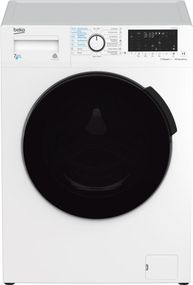 Стир.-сушильная машина BEKO HTE7616X0, 7кг (4кг), 1200, B, 45см, Дисплей, Белый+серый люк (HTE7616X0)