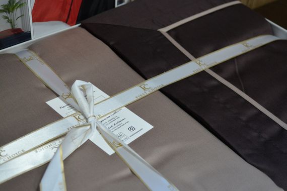Постельное белье First Choice Deluxe Satin 200 х 220 см Serenity Brown Mink | Зображення 3