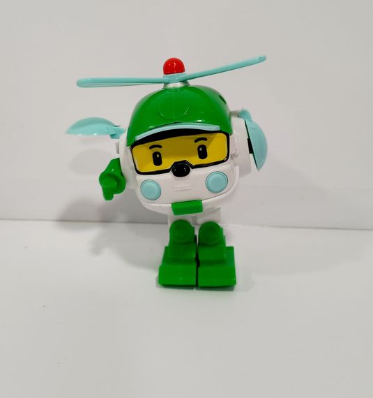 Трансформер 83608 Robocar Poli у коробці Гелыкоптер Хеллі Зелений | Зображення 1