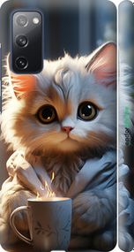 Чохол на Samsung Galaxy S20 FE G780F Білий кіт "5646m-2075-2448"