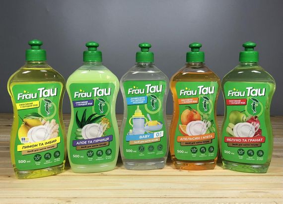 Засіб для миття посуду Frau Tau - 500 мл.🌟 Підкоріть чистоту з Frau Tau! 🌟500мл