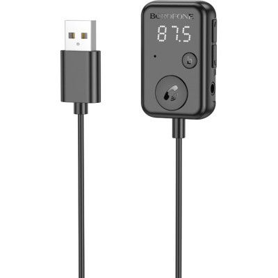 FM модулятор BOROFONE BC49, Black, Box