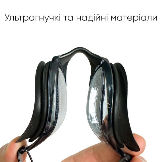 Очки для плавания Renvo Sanaga Pro Уни Anti-fog Черный OSFM (2SG400-01) | Зображення 2
