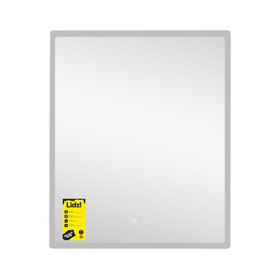Зеркало Lidz Orion (OR2) 700х800 с LED-подсветкой Touch, с антизапотеванием, с диммером, рег. яркости LDOR70080049293 | Зображення 2