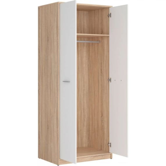 Шафа для одягу Гербор Непо SZF2D Дуб сонома/Німфея альба (GRB-1436) | Зображення 1