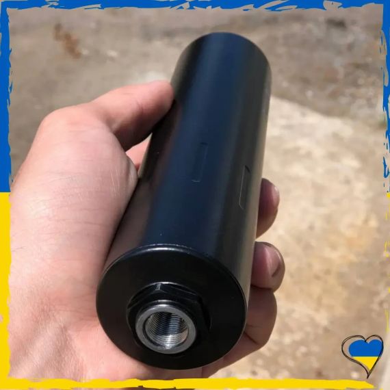 Глушник MAX Саундмодератор ПЛАМ'ЯГАСИТЕЛЬ 5,45  7,62 АКСУ АК АКМ (M24X1,5 / 14×1L ) Глушник акс74у ПБС | Зображення 1