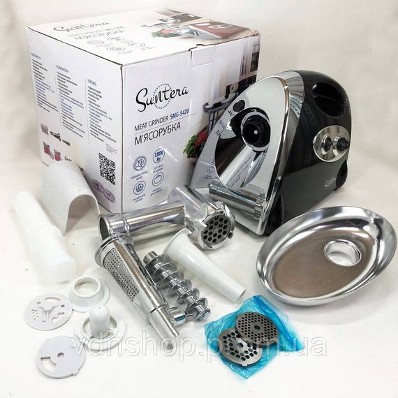 Легка у використанні м'ясорубка SMG-5420B 1800 Вт, М'ясорубка автомат 'ясорубка-соковижималка ME-25 | Зображення 8