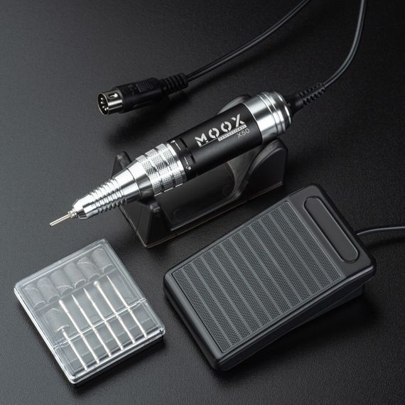 Белый фрезер Moox X550 50тис. об/мин, 70W для маникюра и педикюра | Зображення 6