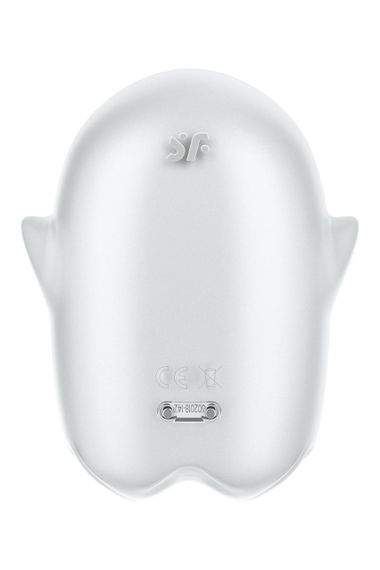 Вакуумний вібратор Satisfyer Glowing Ghost світиться у темряві, білий, 8.4 см. sexstyle | Зображення 5