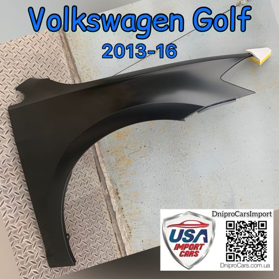 Volkswagen Golf 2013-2016 праве переднє крило, 5G0821106 | Зображення 1
