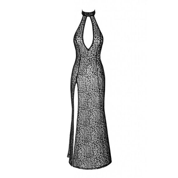 Сексуальна довга леопардова сукня Noir Handmade F288 Noir Dress long - black - L Sex Aura | Зображення 2