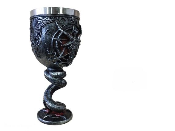 Бокал для Вина Кружка Чашка Череп Сатана Бафомет Игра Престолов Game Of Thrones Кубок Готика Подарок | Зображення 3
