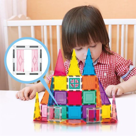 Конструктор магнітний MAGNETIC BUILDING BLOCKS PT36B/27971 PICASSO TILES, 36 деталей, у коробці | Зображення 3