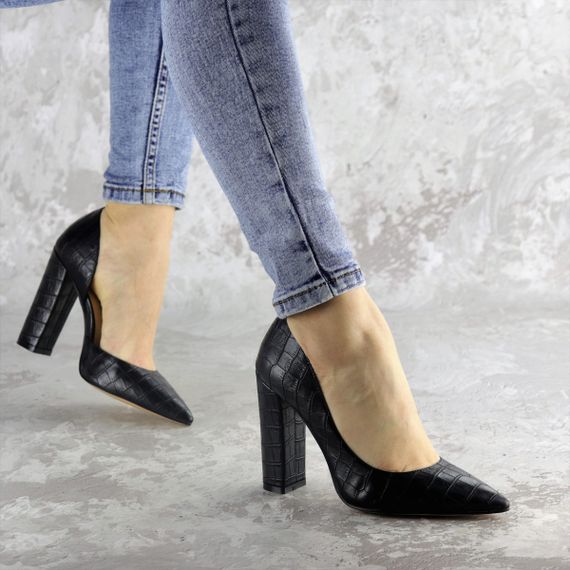 Туфли женские Fashion Soy 2464 37 размер 24 см Черный | Зображення 9