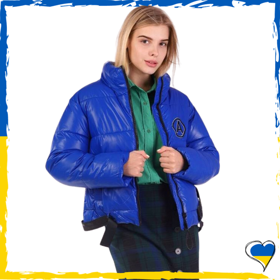 Куртка жіноча плащівка. Куртка жіноча синя. Куртка демісезонна 42,44,46