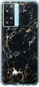 Чехол на Oppo A57s Черный мрамор "3846u-2931-17620"