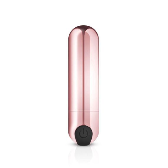 Віброкуля Rosy Gold — Nouveau Bullet Vibrator, потужна перезаряджувана, для точної стимуляції, рожеве золото | Зображення 1