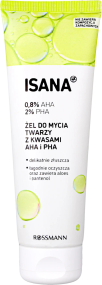 ISANA Love Your Skin Гель для очищення обличчя з AHA та PHA кислотами 125 мл