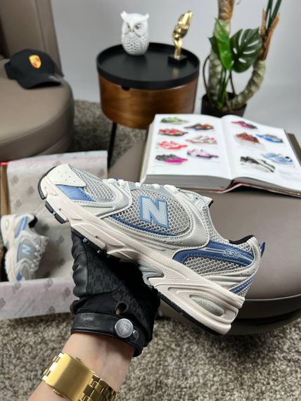 Кроссовки New 530 Premium Beige Blue Silver весна / літо / осінь В3665 38 24.5 см | Зображення 5