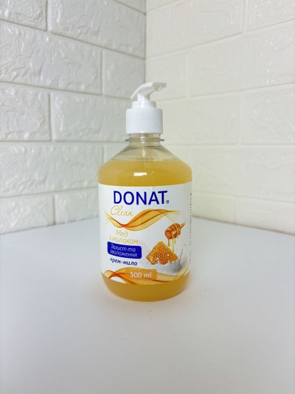 Donat Clean Рідке мило Мед з молоком 500 мл