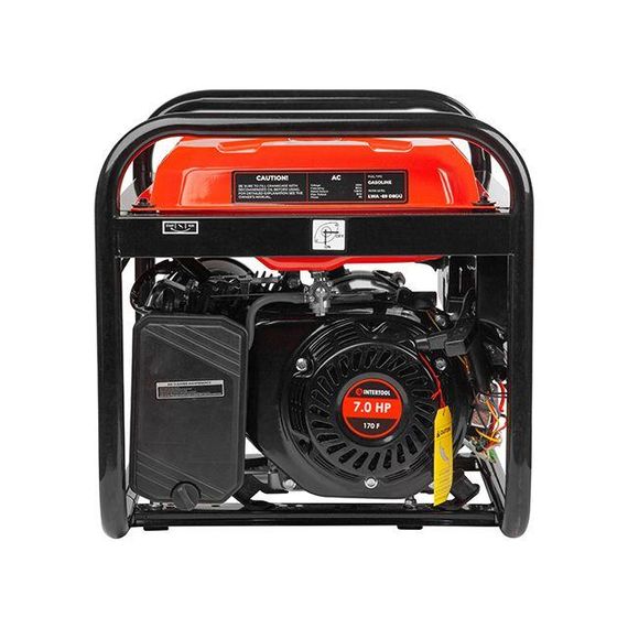 Генератор бензиновий 2.8/3 кВт, 220 В, 15 л, електро+ручний старт, мідна обмотка, STORM INTERTOOL DT-1131 | Зображення 6